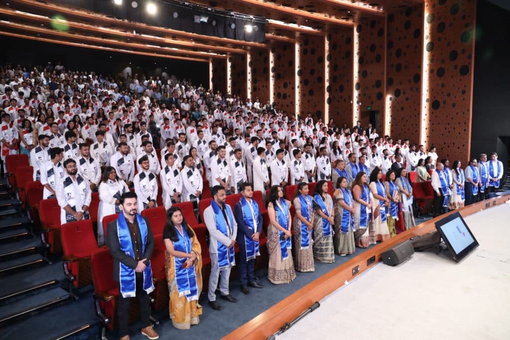 Students on campus