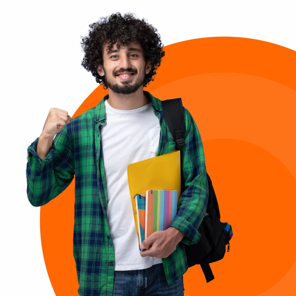 Student celebrating free NMIMS career counselling